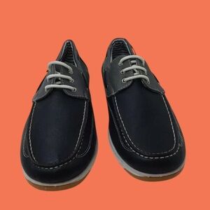 Rocawear Black and Gray Boat Shoes